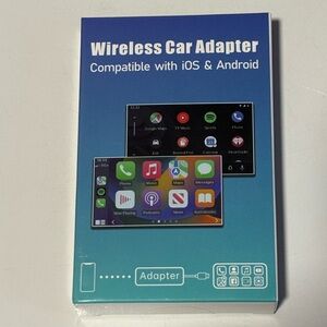 Wireless‎ Car Adapter compatible with iOS & Android